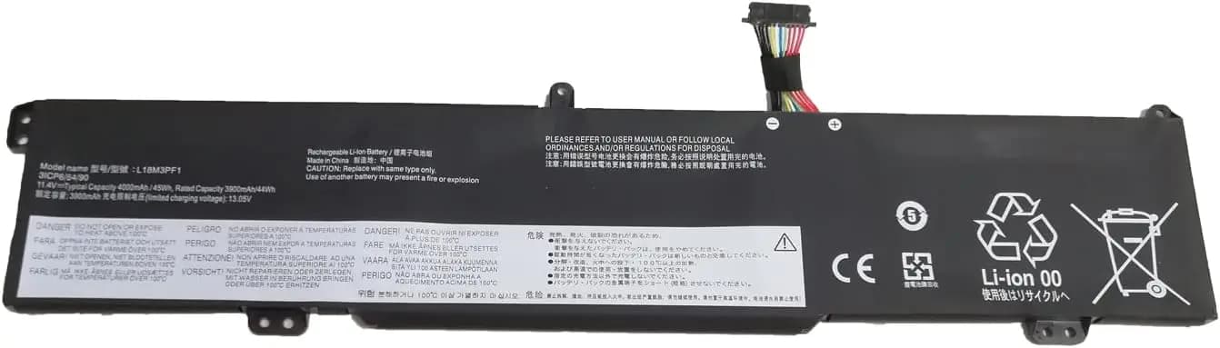 Laptop Battery L18C3PF1 L18M3PF1 5B10T04975 5B10W67350 5B10T04976 5B10W67336 SB10W67243 for Lenovo Ideapad L340-15IRH L340-15IRH L340-11 7IRH 7IRH Gaming (11.52V 45Wh)