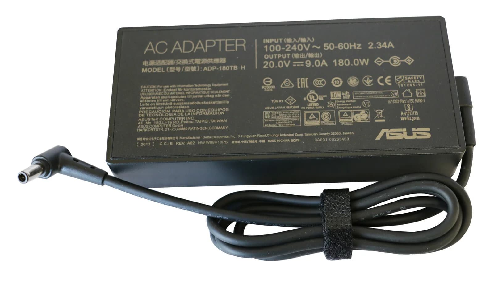 AC Adapter Asus ADP-180TB H 180W ROG Zephyrus GA502DU GA502D GA502 GA502IU GA401 GA401I GA401II GA401 V 6.0x3.7mm 20V 9A Laptop Power Supply Charger