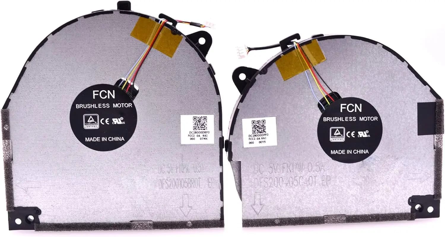 CPU & GPU Cooling Fan Lenovo Legion Y540P Y545 Y7000P-2019 FKTY FKU0 (NOT Fit 2020 Edition)