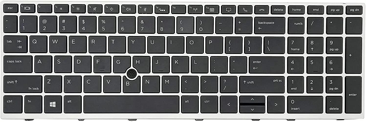 Keyboard Laptop HP Elitebook 745 G5 745 G6 840 G5 846 G5 840 G6 846 G6,ZBook 14u G5,14u G6 L45090-001 NO Backlit