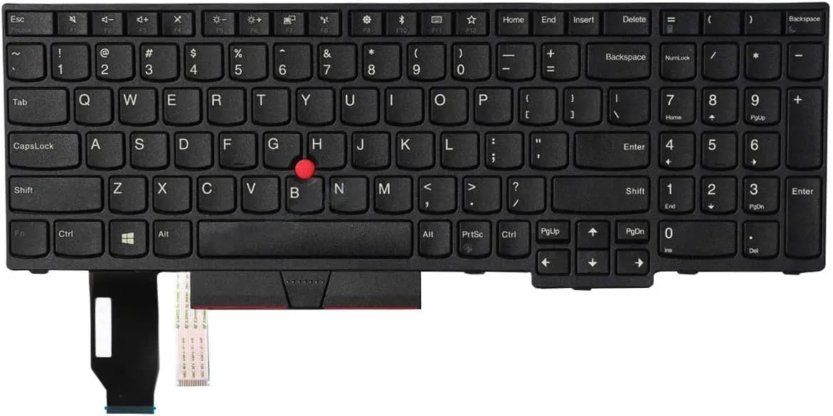 Keyboard Laptop Lenovo Thinkpad E580 E585 L580 E590 E595 L590 T590 P15S P52 P72 P53 P53S P73 P53 P52 T15 (No Backlight)