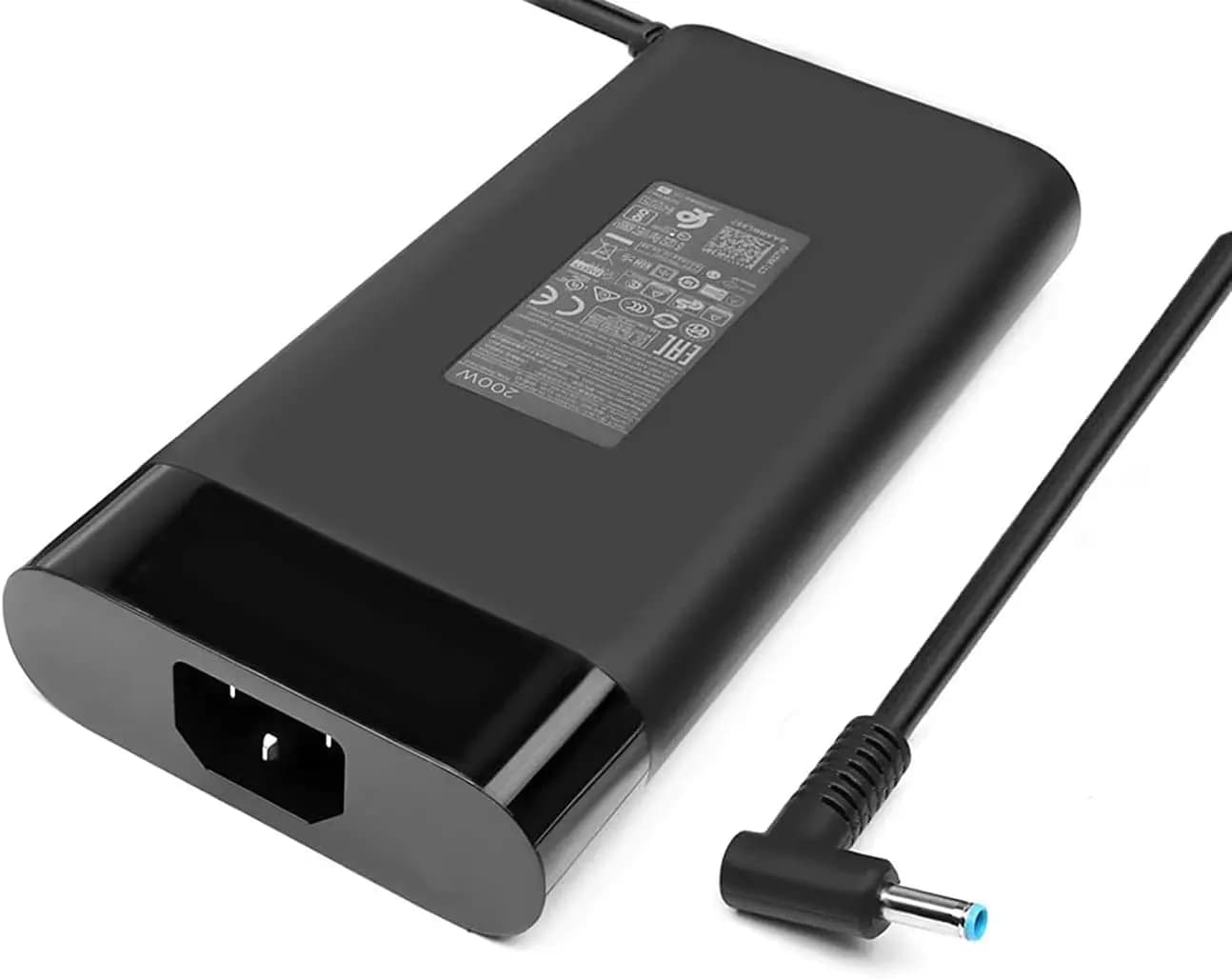 Charger AC Adapter Laptop HP 200W HP OMEN Pavilion Gaming 15 17 Envy 15 2020 TPN-DA10 L00818-850 TPN-LA21 L73385-001 ADP-200HB B OMEN 15 15t 17 17t HP omen 15 17 15t 17t series HP Pavilion Gaming 15 16 17 series, as well as HP Zbook 15 and 17 G3 G4 G5 G6 G7 serie Power
